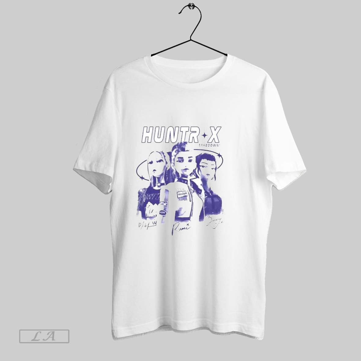 Original Kpop Demon Hunters Huntr X Takedown Comfort Colors T Shirt Unisex