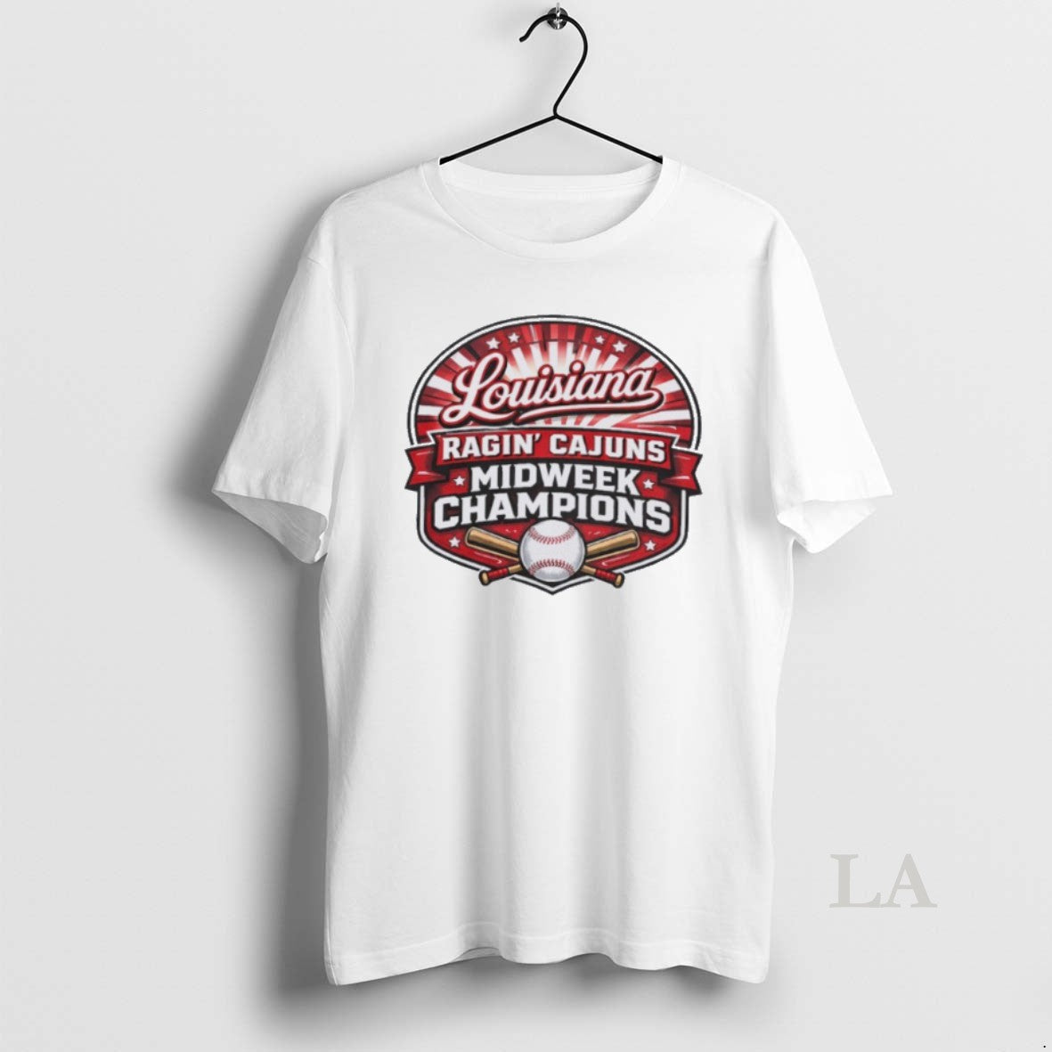 Original Louisiana Ragin Cajuns Midweek Champions Logo Unisex