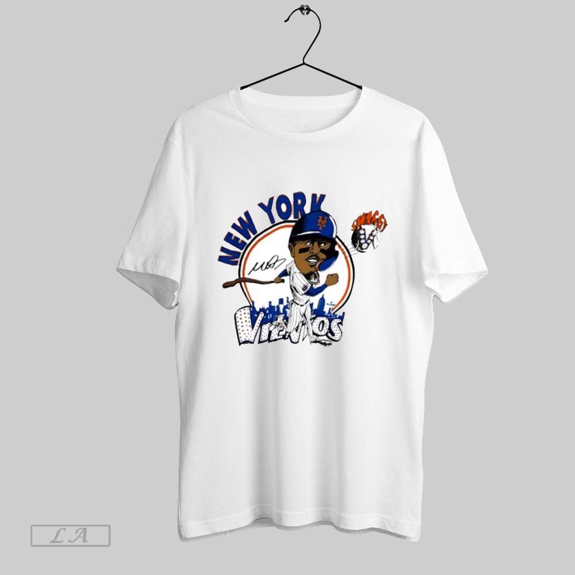 Original Mark Vientos Swaggy V New York Mets Caricature Cartoon T Shirt Unisex