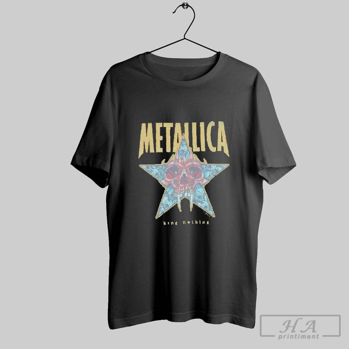 Original Metallica King Nothing Teal Unisex