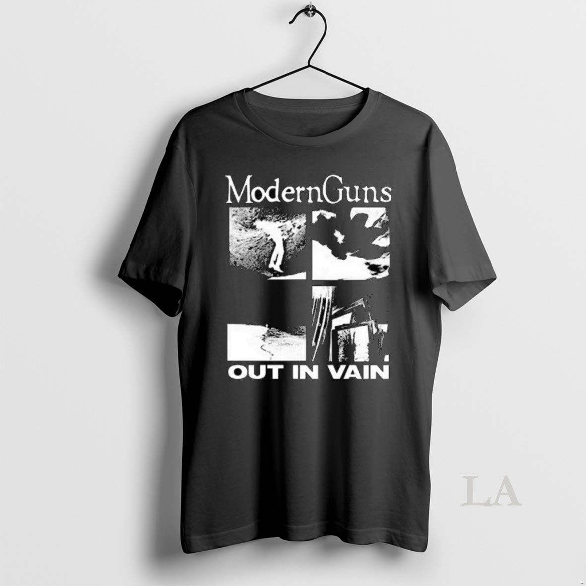 Original Modern Guns Tee Out In Vain Long Sleve Unisex