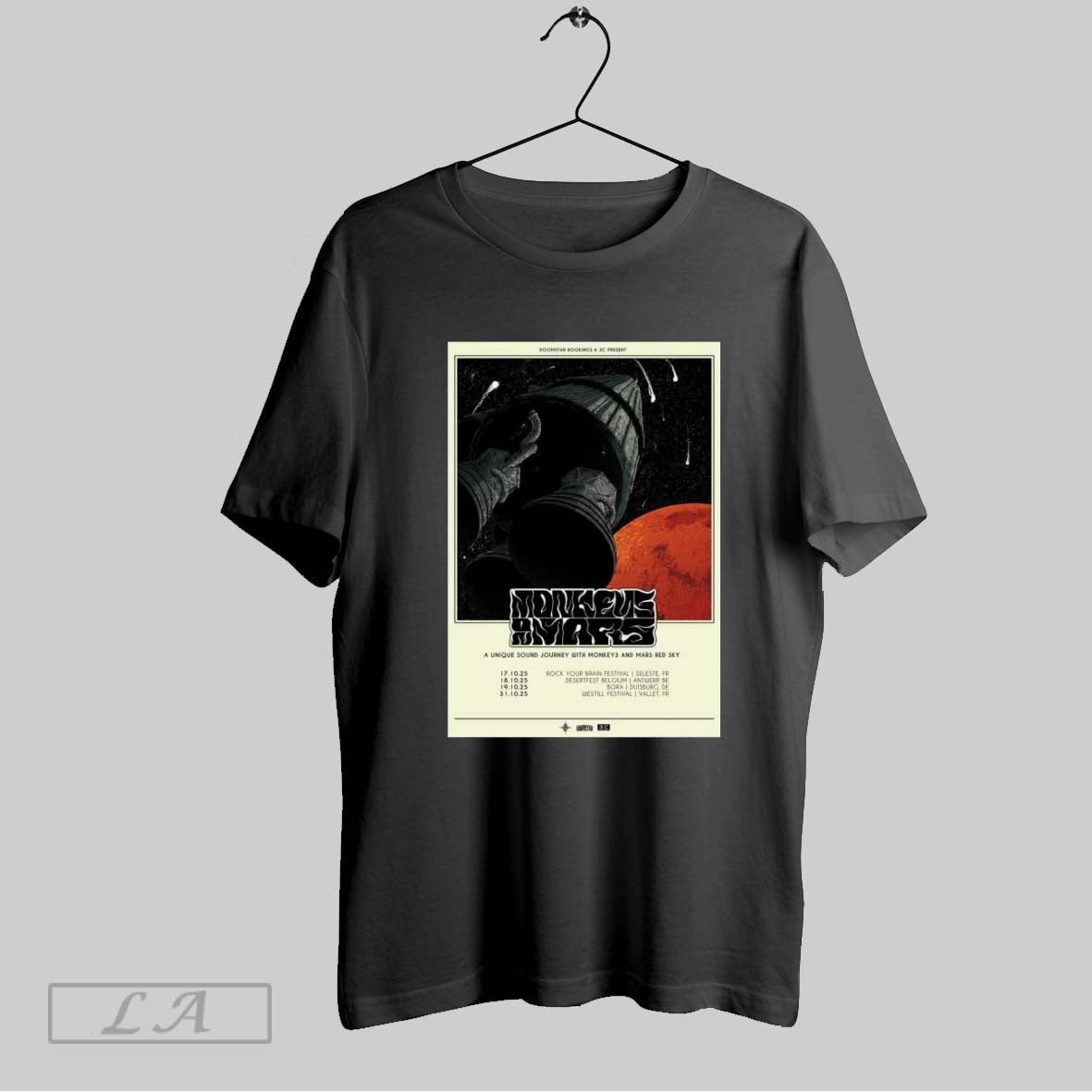 Original Monkeys On Mars Oct Tour 2025 Unisex