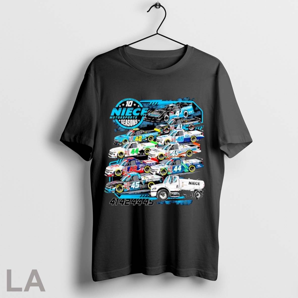 Original Niece Motorsports 10 Seasons Graphic T Shirt Unisex