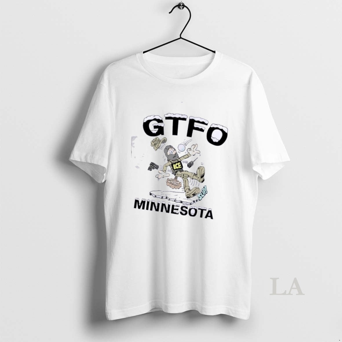 Original Not Police Ice Shart Slip Gtfo Minnesota Unisex