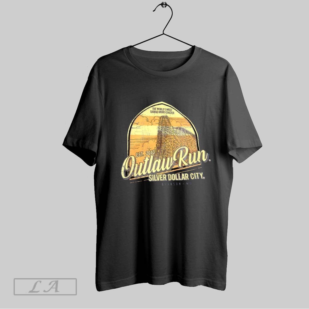 Original Outlaw Run Silver Dollar City Est 2013 Unisex