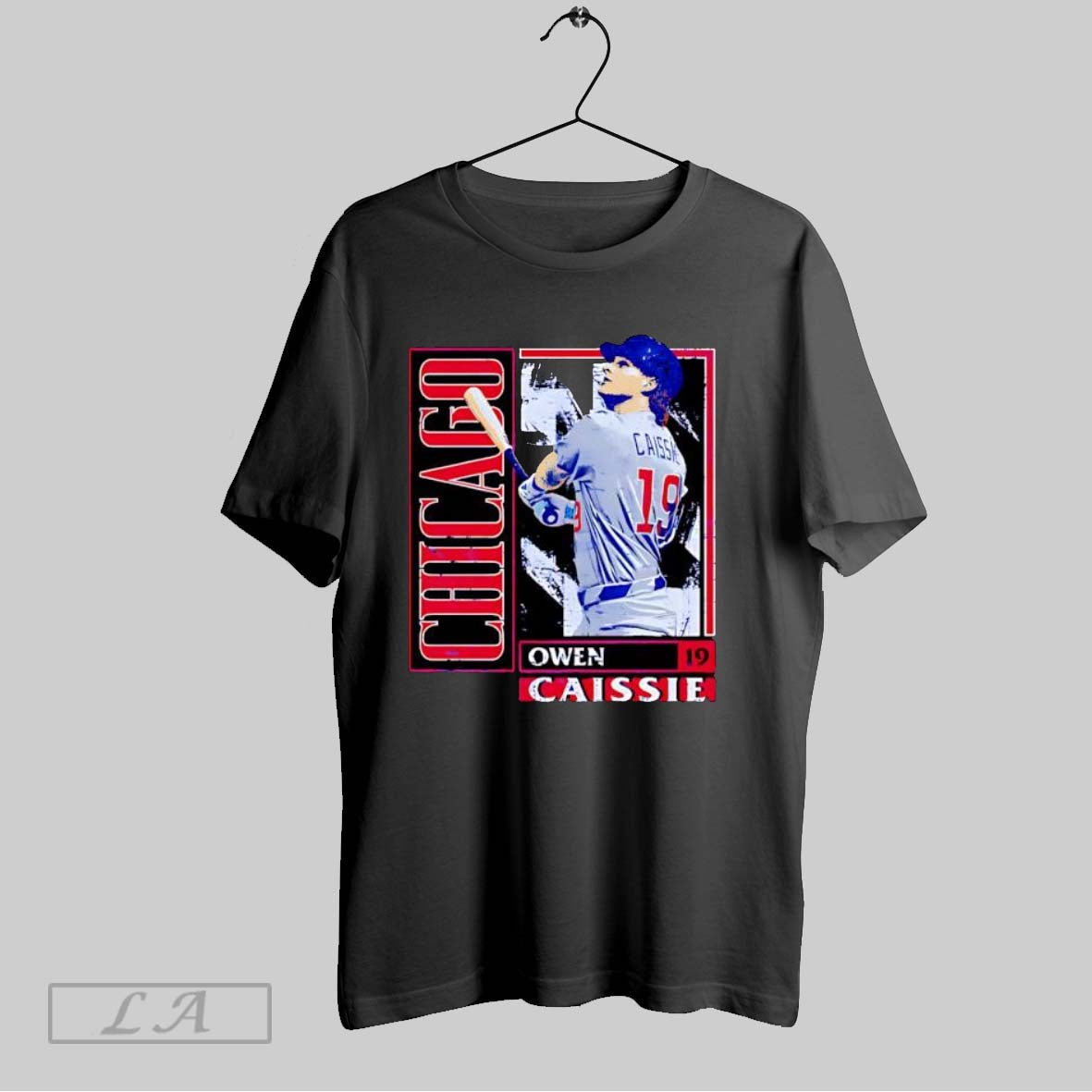 Original Owen Caissie Chicago Cubs Card Style Vintage Unisex