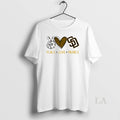 Original Peace Love Padres San Diego Baseball Hand Heart Graphics Unisex