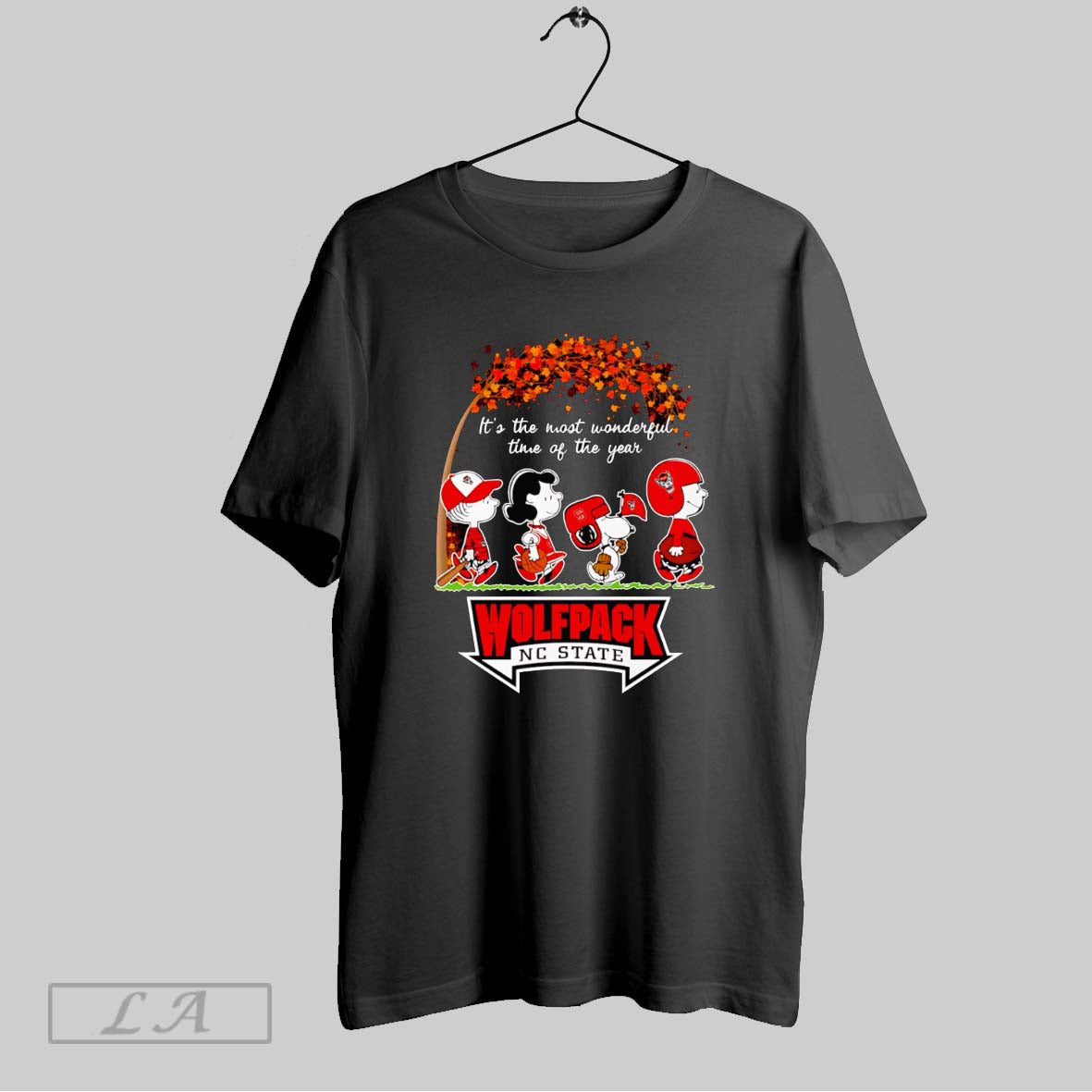 Original Peanuts Its The Most Wonderful Time Of The Year Wolfpack Nc State Unisex