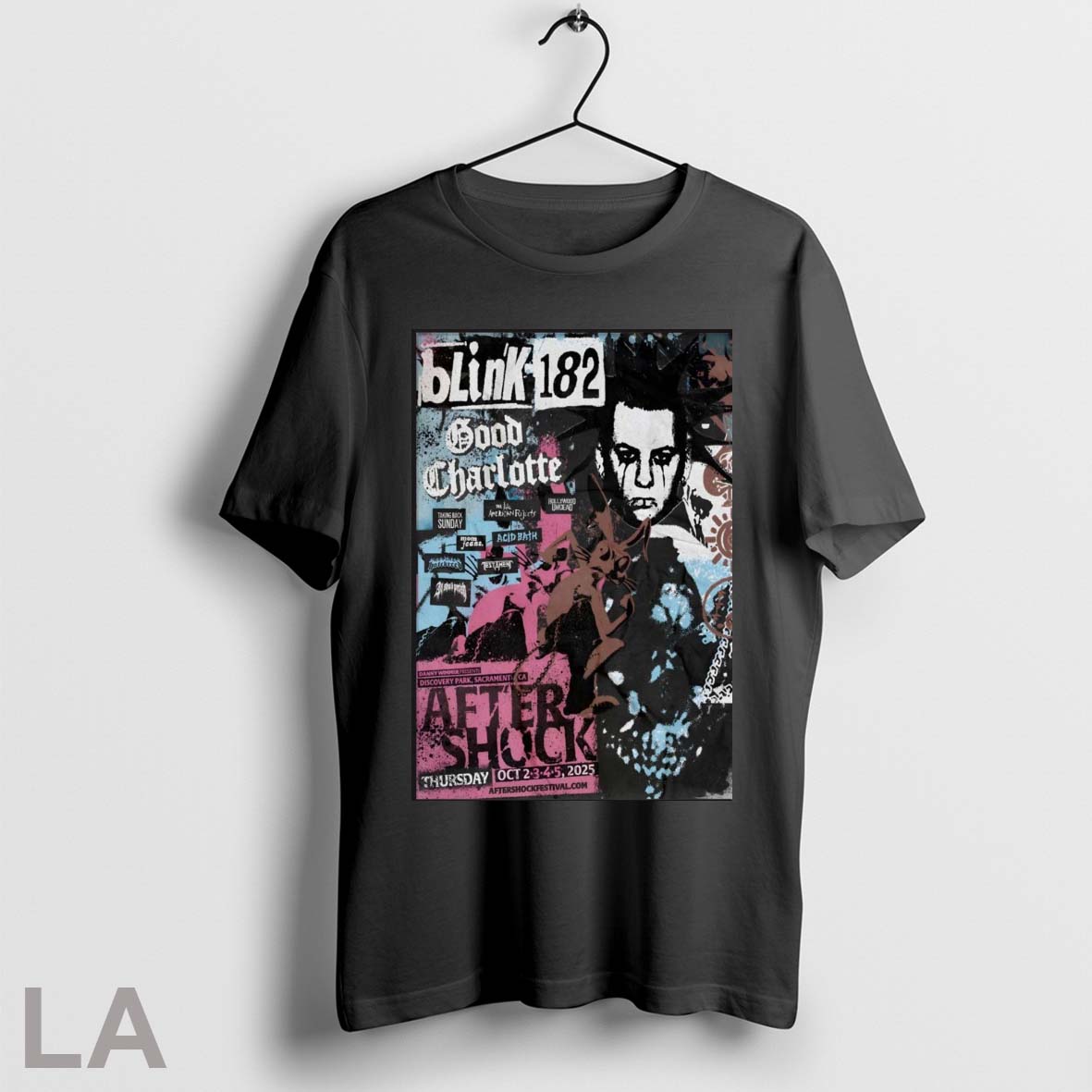 Original Poster Blink 182 Aftershock Festival In Sacramento Ca Thursday October 2 5 2025 Unisex