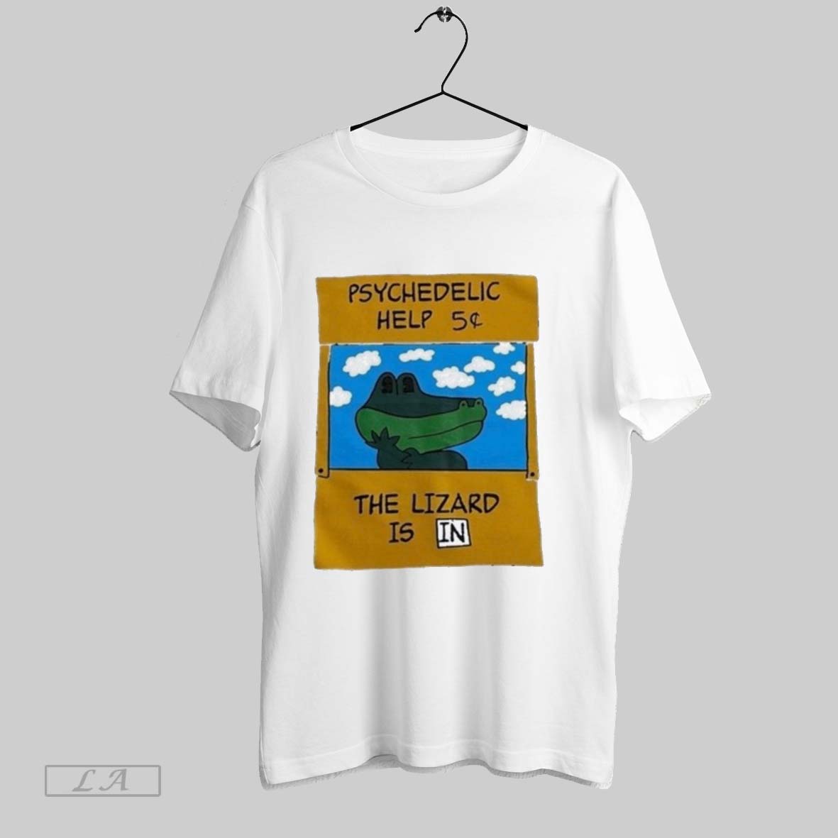 Original Psychedelic Help 5 Cents The Lizard Is In Funny Unisex