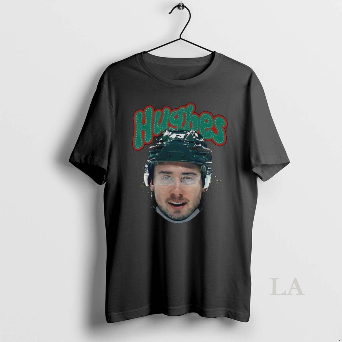 Original Quinn Hughes Minnesota Wild Big Head 26 Usa Hockey Vintage Unisex