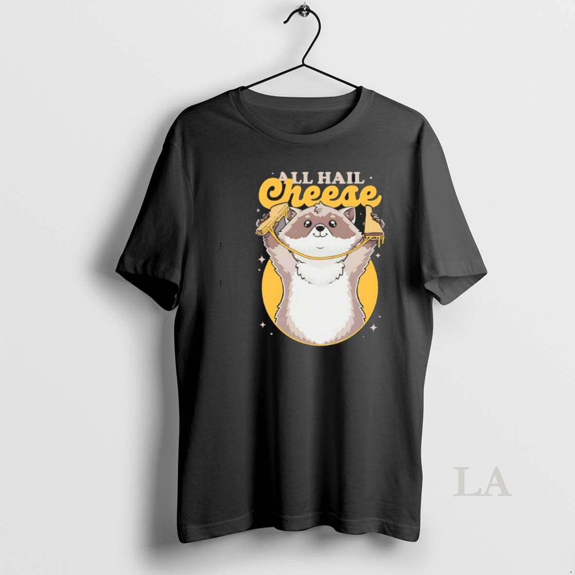 Original Raccoon All Hail Cheese Meme Unisex