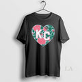 Original Rose Kc Heart Pink Long Sleve Unisex