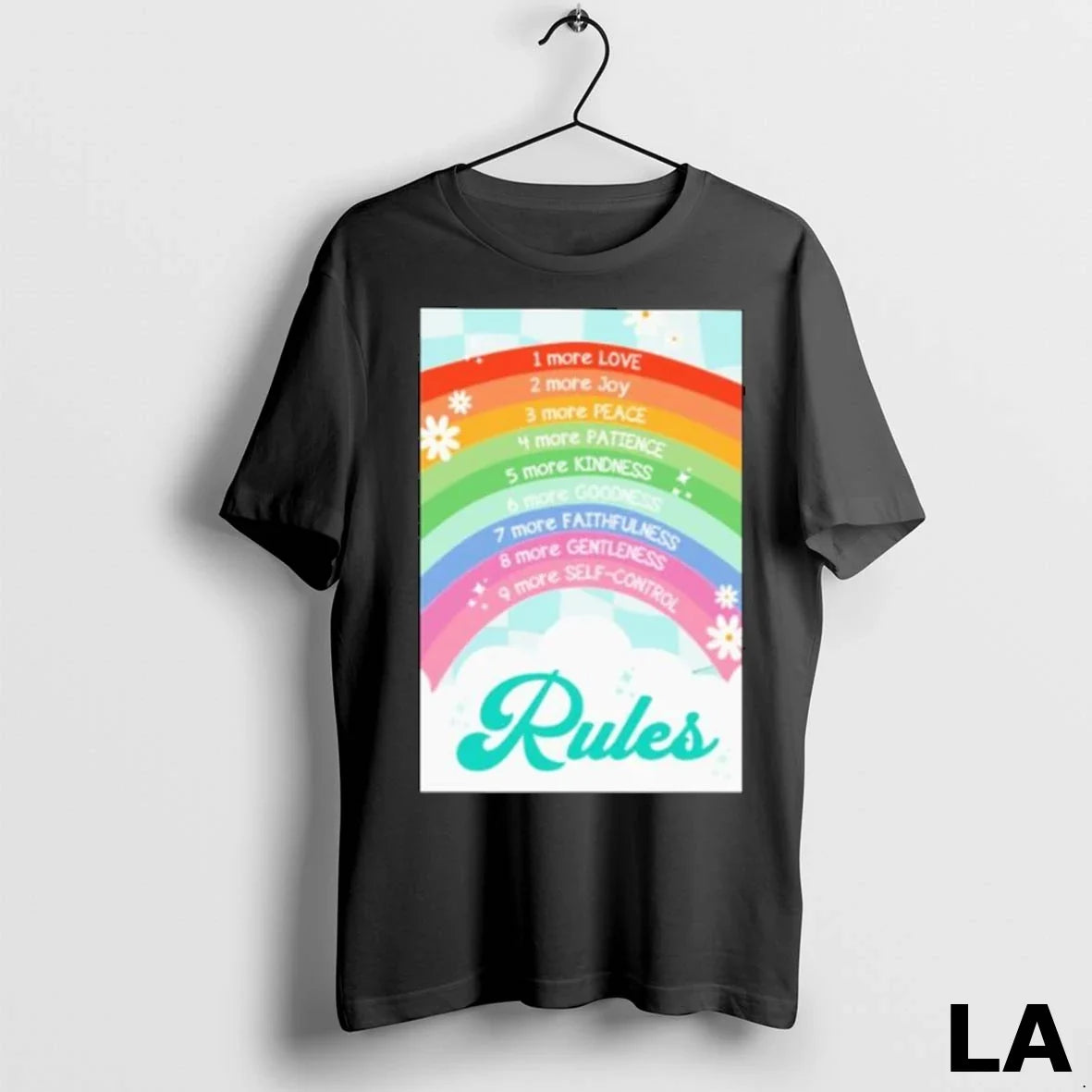 Original Rules 1 More Love 2 More Joy 3 More Peace Ornaments Unisex