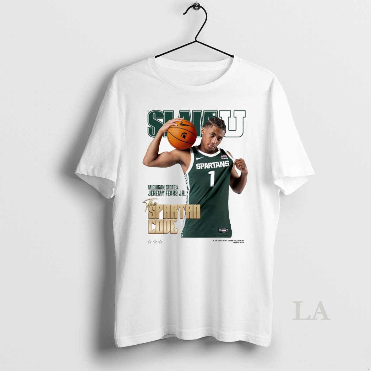 Original Slam Cover Michigan States Jeremy Fears Jr Unisex