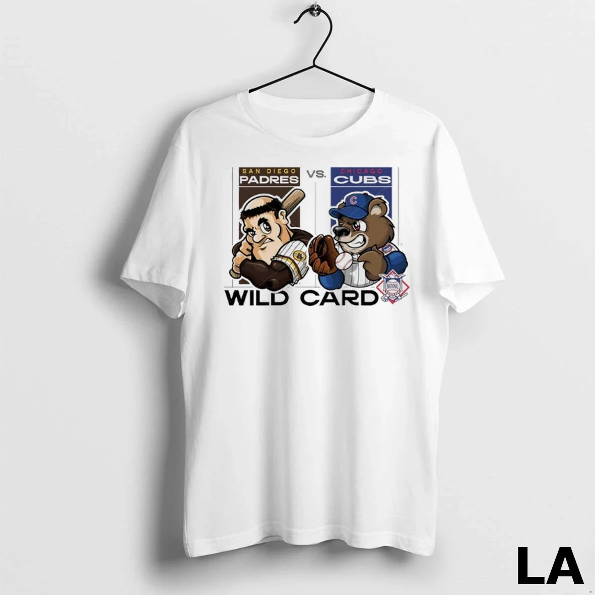 Original San Diego Padres Vs Chicago Cubs 2025 Nl Wild Card Mascot Unisex