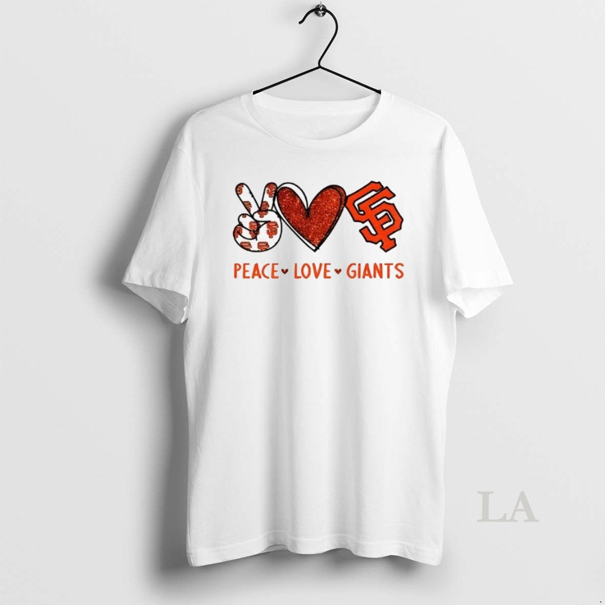 Original San Francisco Giants Baseball Peace Love Giants Logo Unisex