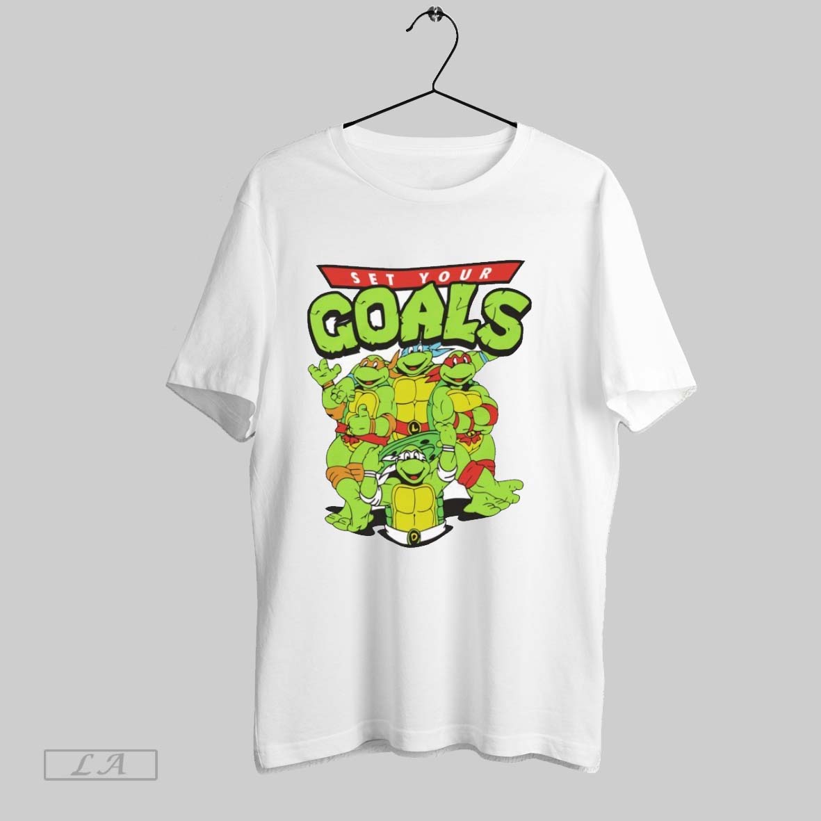 Original Set Your Goals Ninja Turtles Unisex
