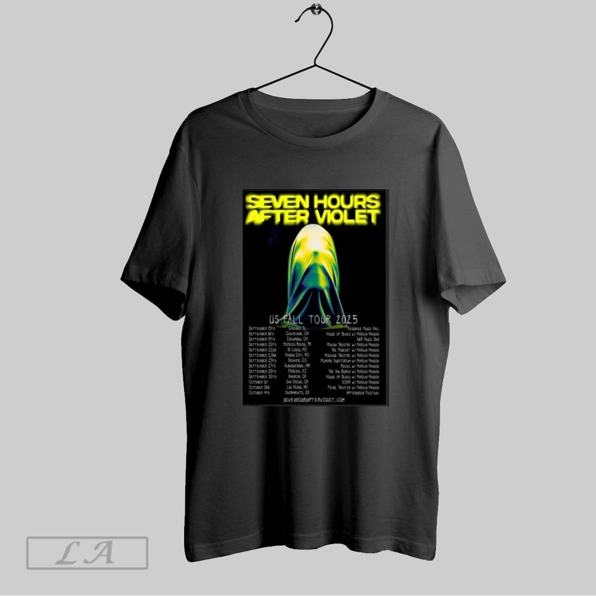 Original Seven Hours After Violet Us Fall Tour 2025 Unisex
