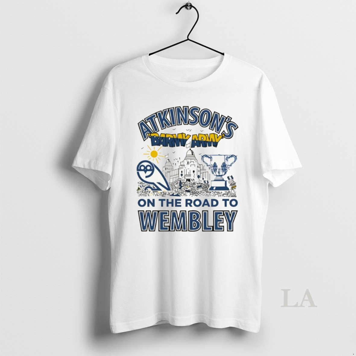 Original Sheffield Wednesday Atkinsons Barmy Army On The Road To Wembley Unisex
