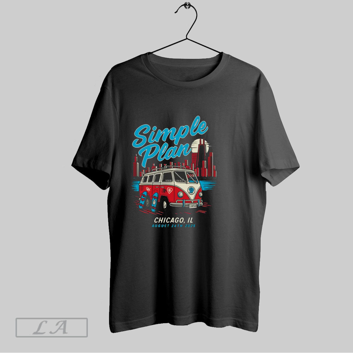 Original Simple Plan Chicago Il August 24 2025 Concert Unisex
