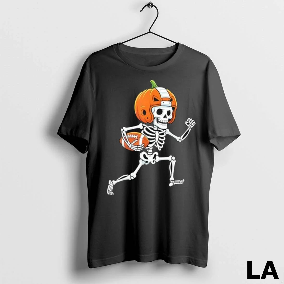 Original Skeleton American Football Player Spooky Sports Ladies Unisex