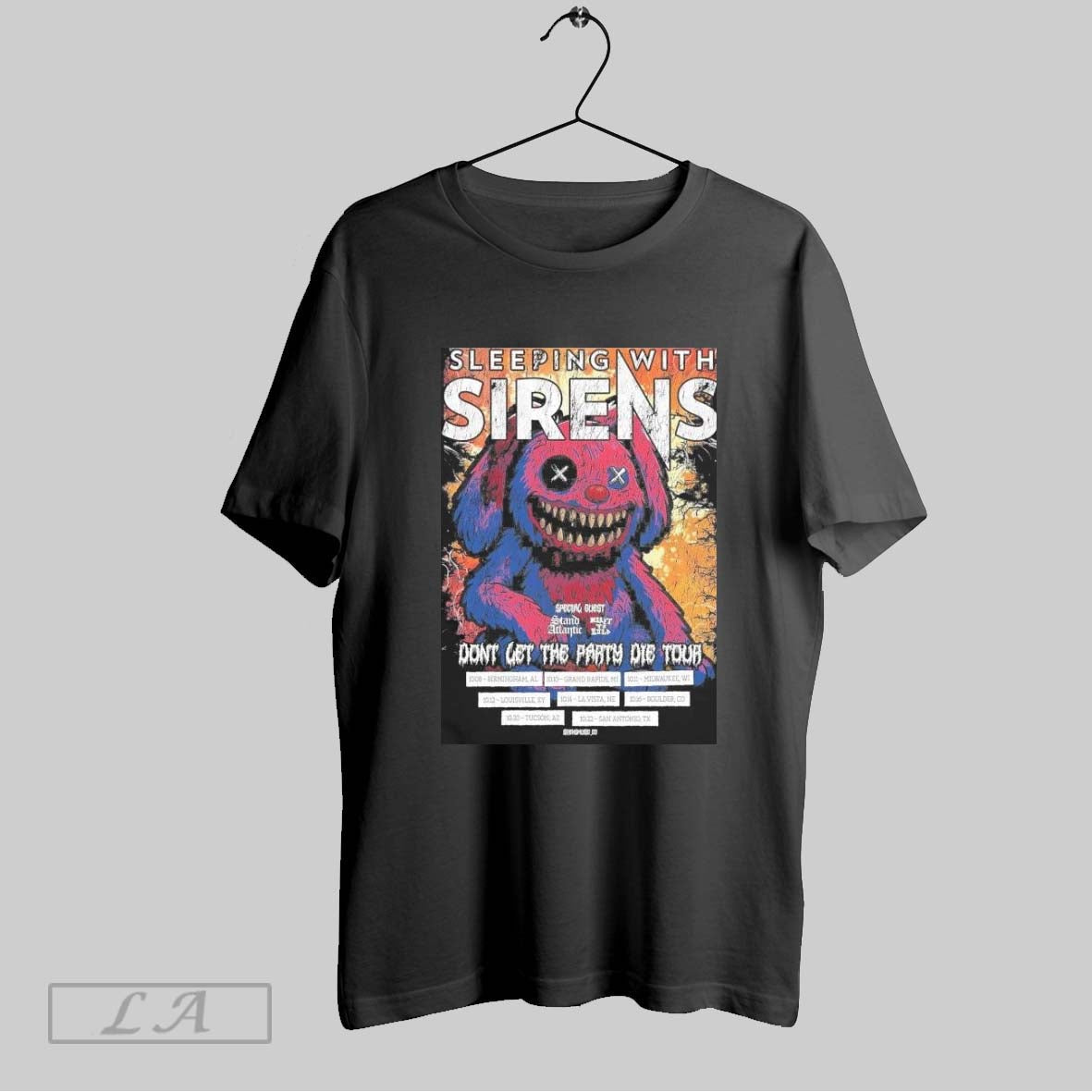 Original Sleeping With Sirens Dont Get The Party Die Tour 2025 Unisex