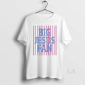 Original Striped Big Jesus Preppy Christian Unisex