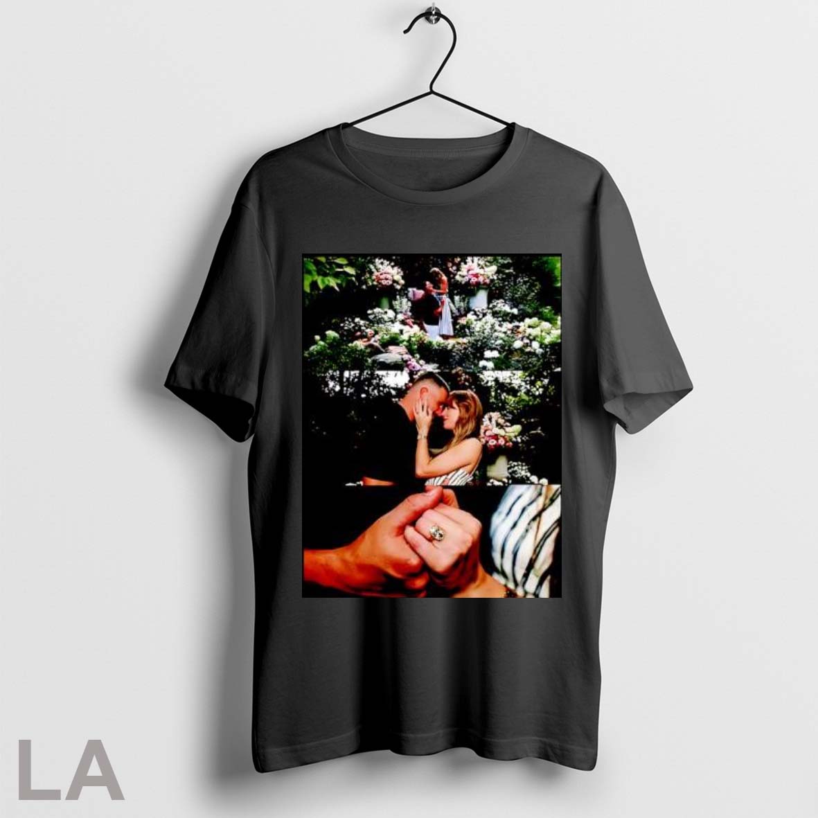 Original Swift And Travis Kelce Are Engaged Memorial Photos T Shirt Unisex