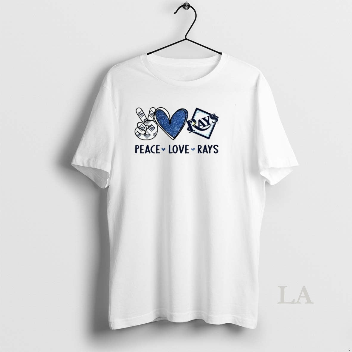 Original Tampa Bay Rays Baseball Peace Love Rays Logo Unisex