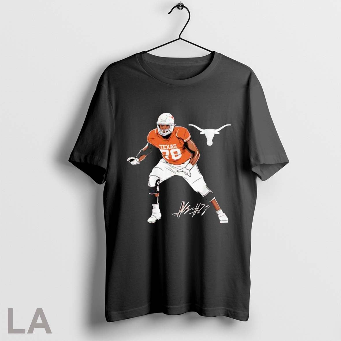 Original Texas Football Kelvin Banks Superstar Pose Player Signature T Shirt Unisex