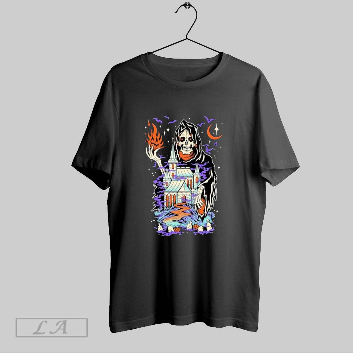 Original The Haunted Castle Death Halloween T Shirt Unisex
