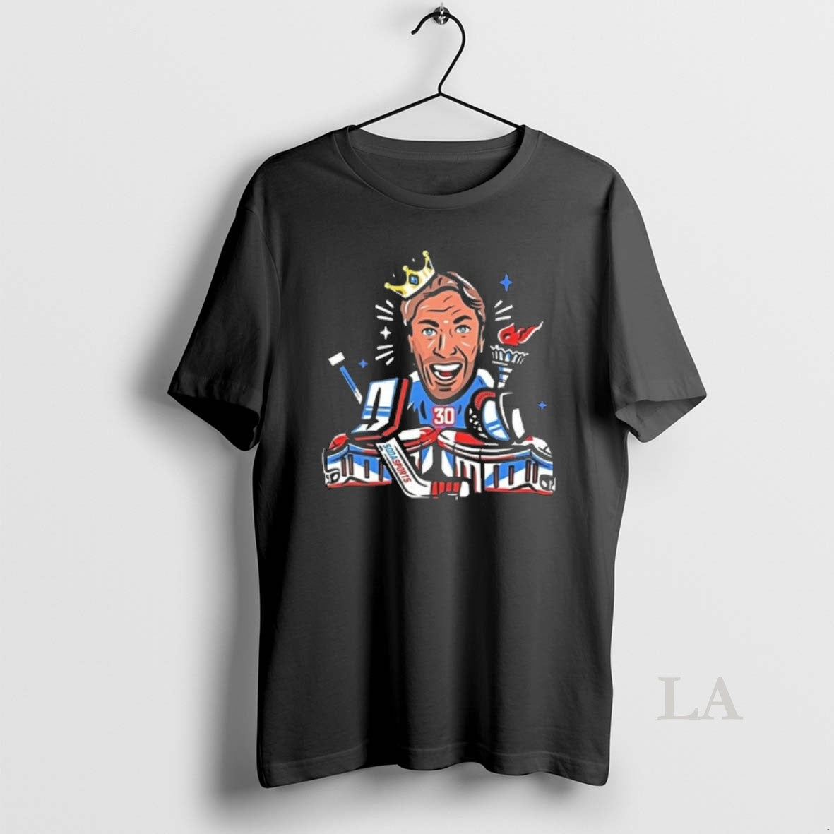 Original The King Henrik Lundqvist Usa Hockey Unisex