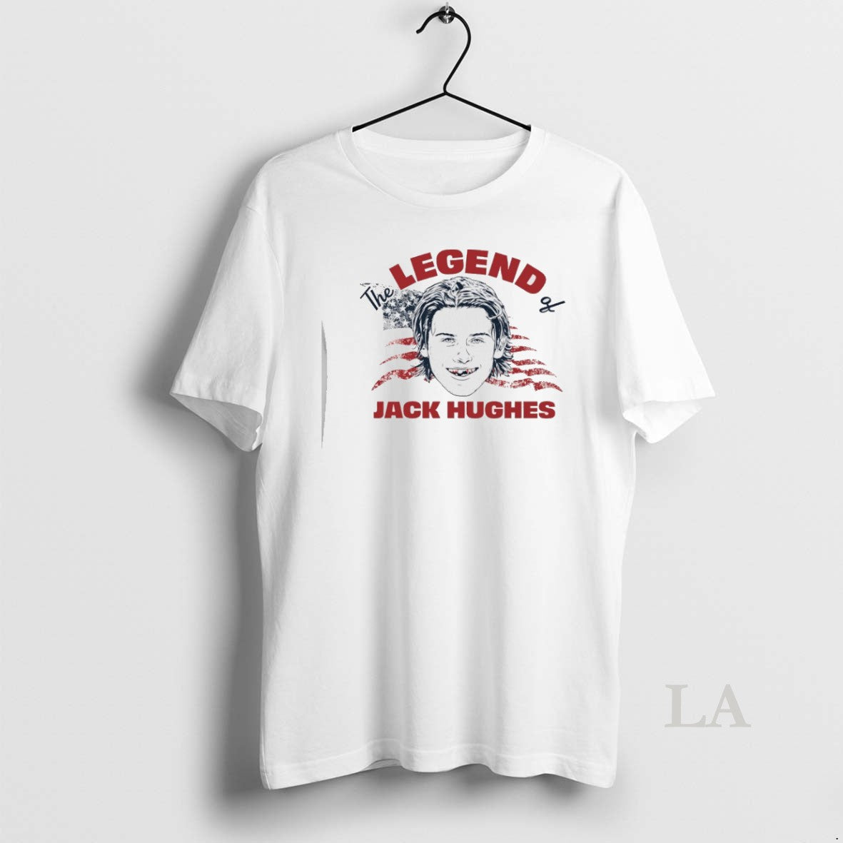 Original The Legend Of Jack Hughes Usa Team Hockey Unisex