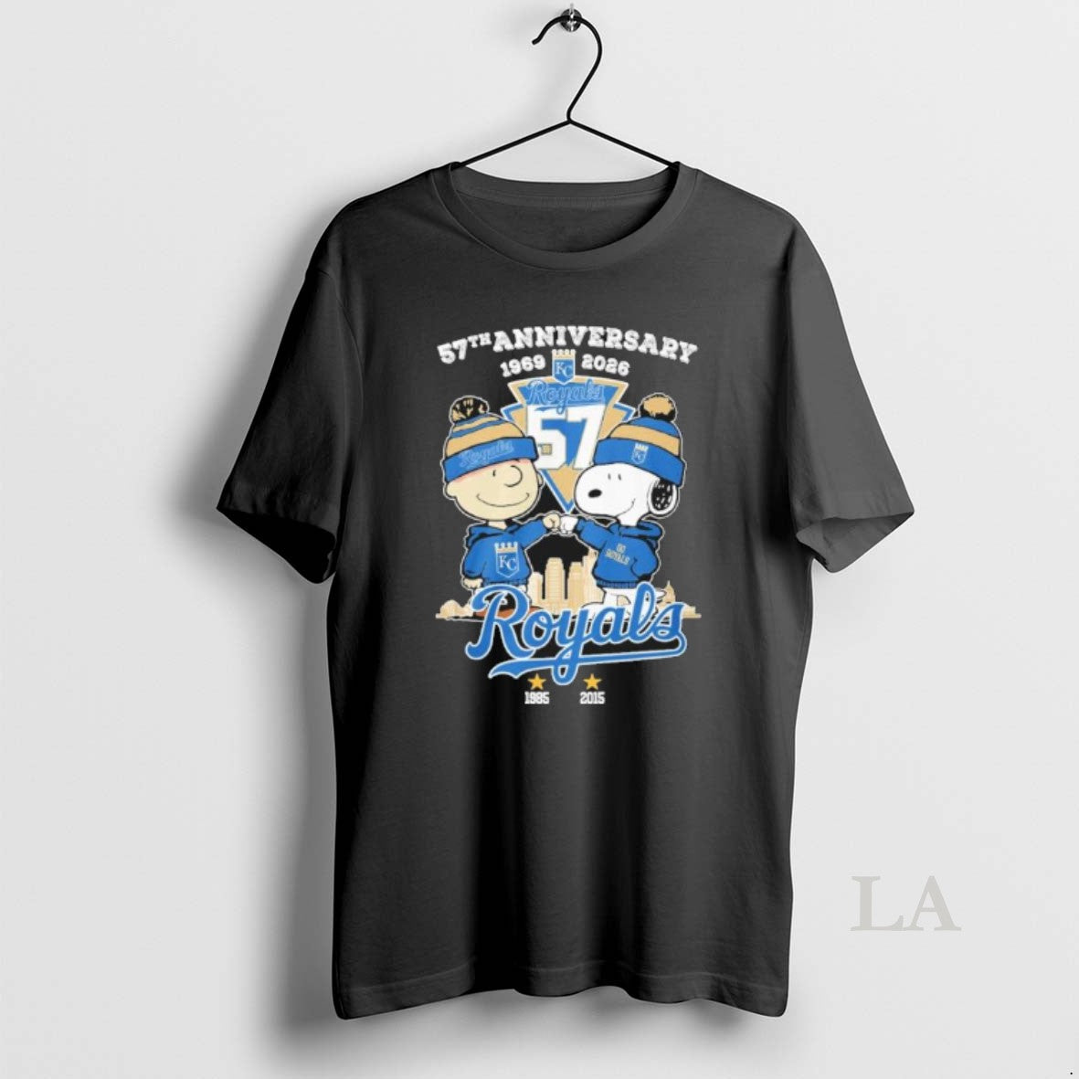Original The Peanuts Fistbump X Kansas City Royals 57th Anniversary 1969 2026 Unisex