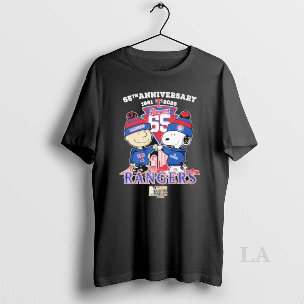 Original The Peanuts Fistbump X Texas Rangers 65th Anniversary 1961 2026 Unisex