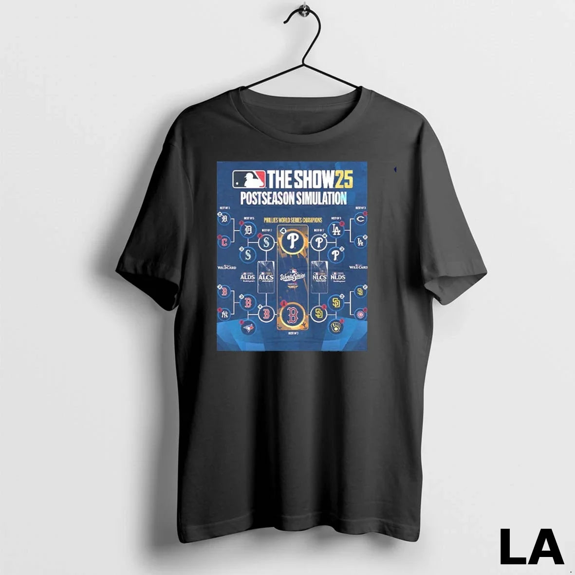 Original The Show 25 Postseason Simulation Phillies World Series Champions Unisex