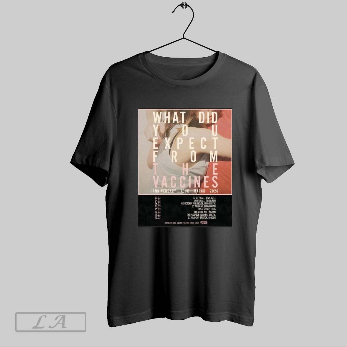 Original The Vaccines Anniversary Tour March 2026 Unisex