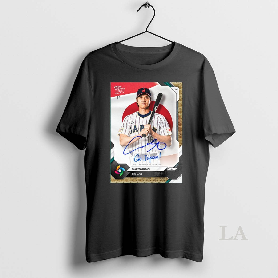 Original Topps Now Shohei Ohtani Team Japan Topps Certified Autograph Issue Signature Unisex