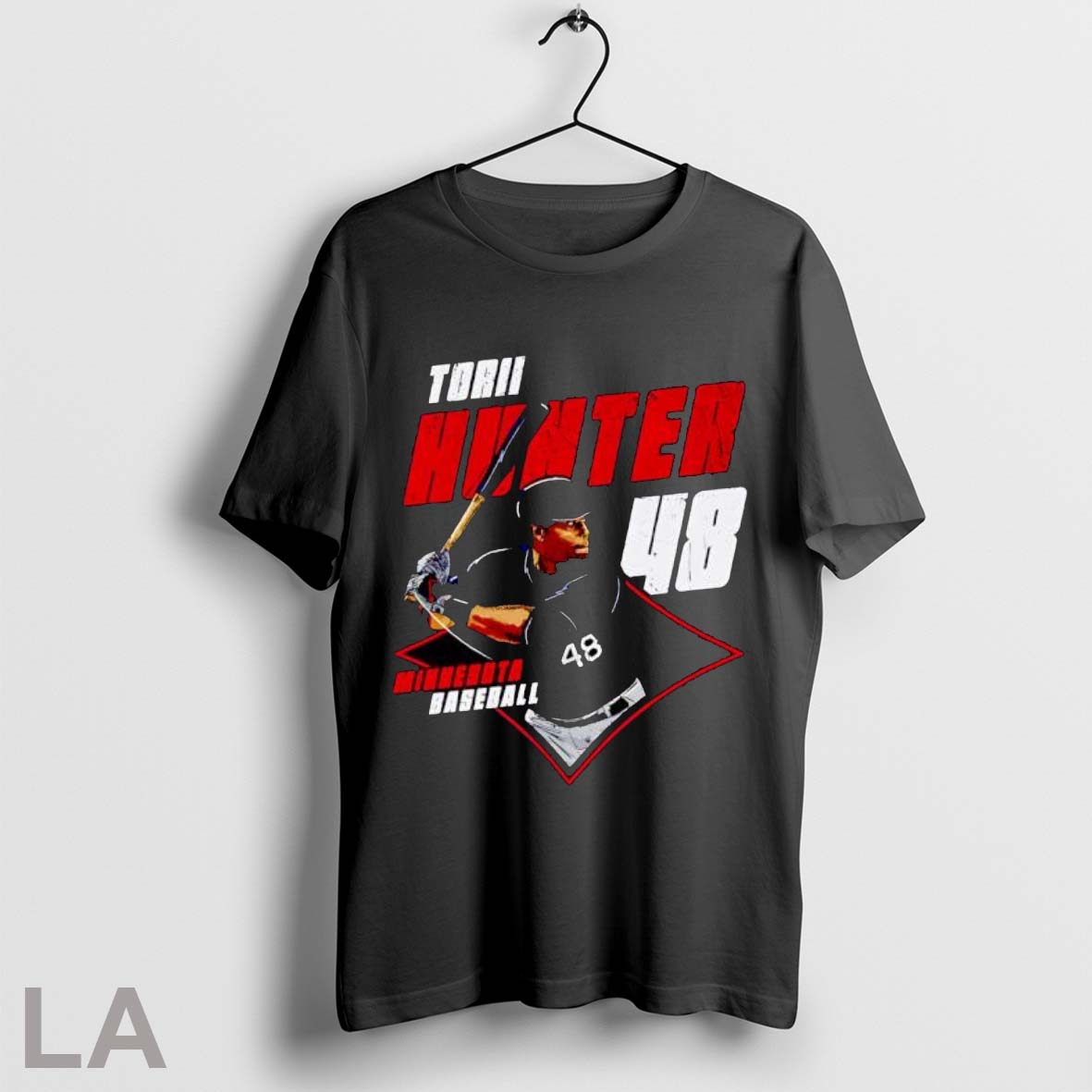 Original Torii Hunter Minnesota Diamond 48 T Shirt Unisex