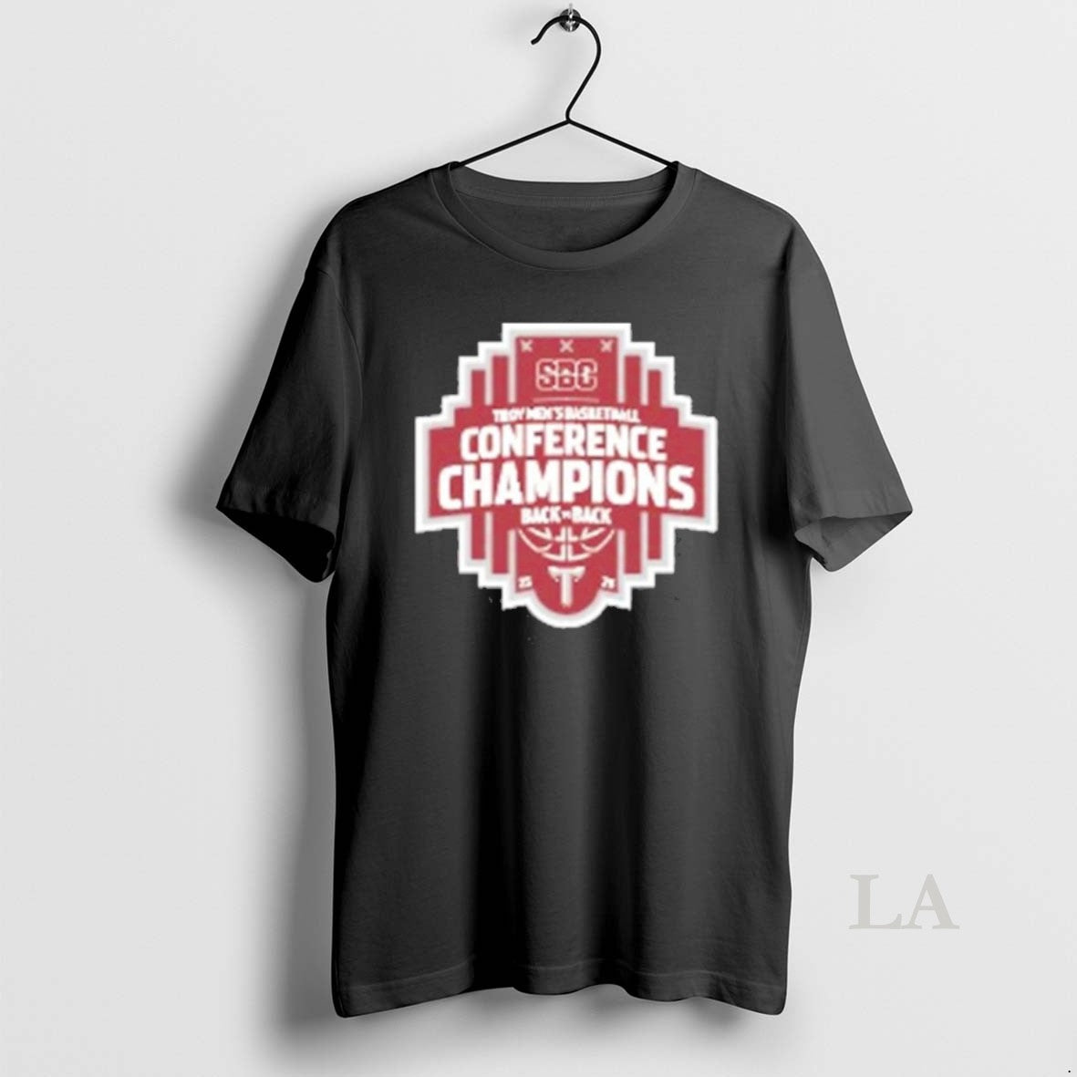 Original Troy Trojans Back 2 Back Sbc Mens Basketball Conference Champions Unisex