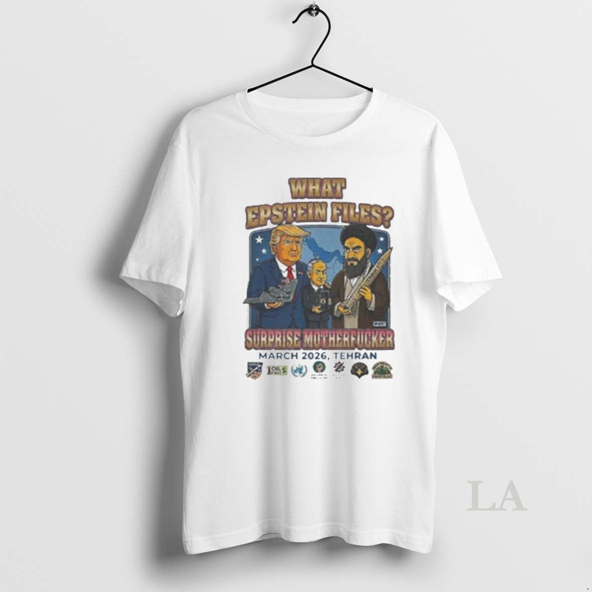 Original Usa Vs Iran World War 3 Simpsons Style Unisex