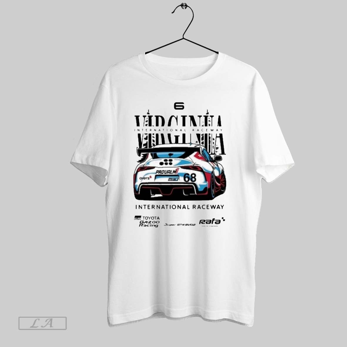 Original Virginia International Raceway Supra Gt4 Evo2 Racing 68 Unisex
