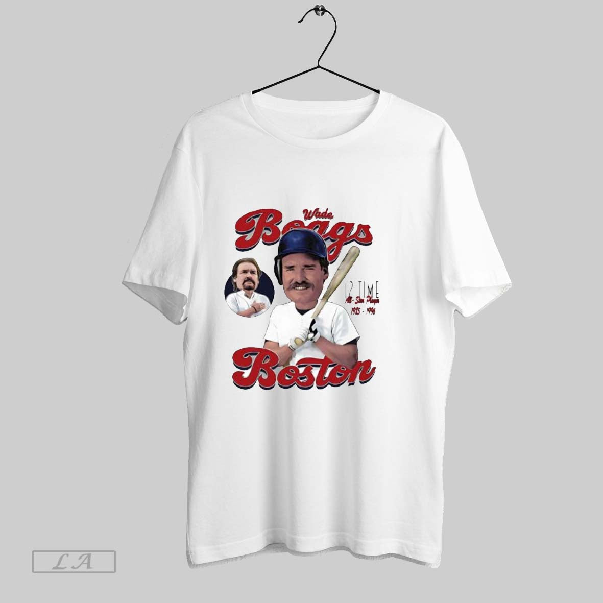 Original Wade Boggs Boston Comic 12 Time All Star Player Unisex