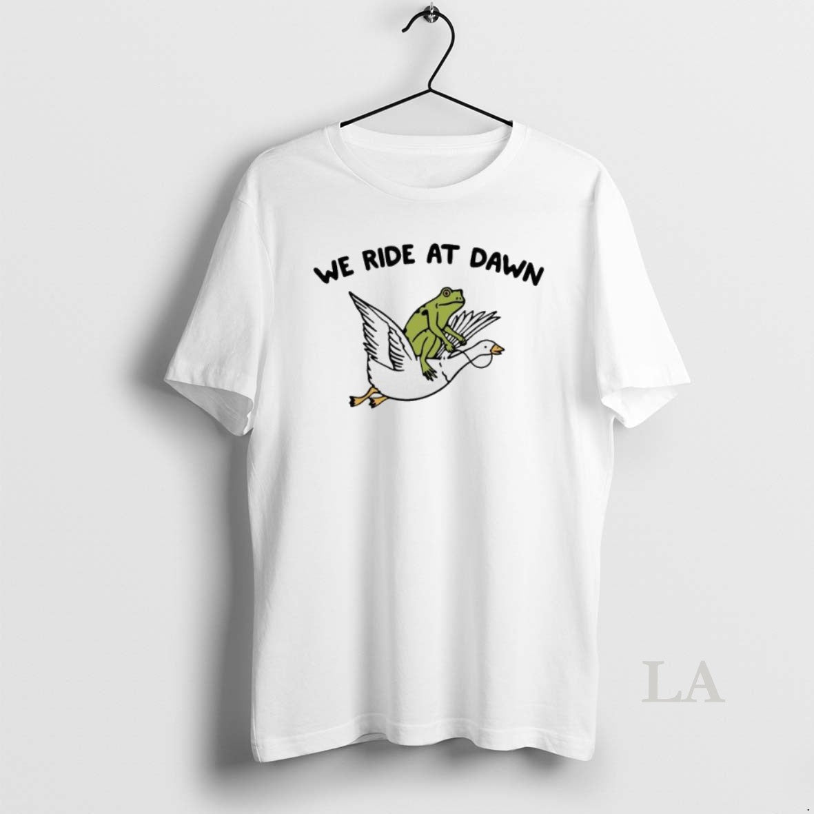 Original We Ride At Dawn Frog Goose Unisex