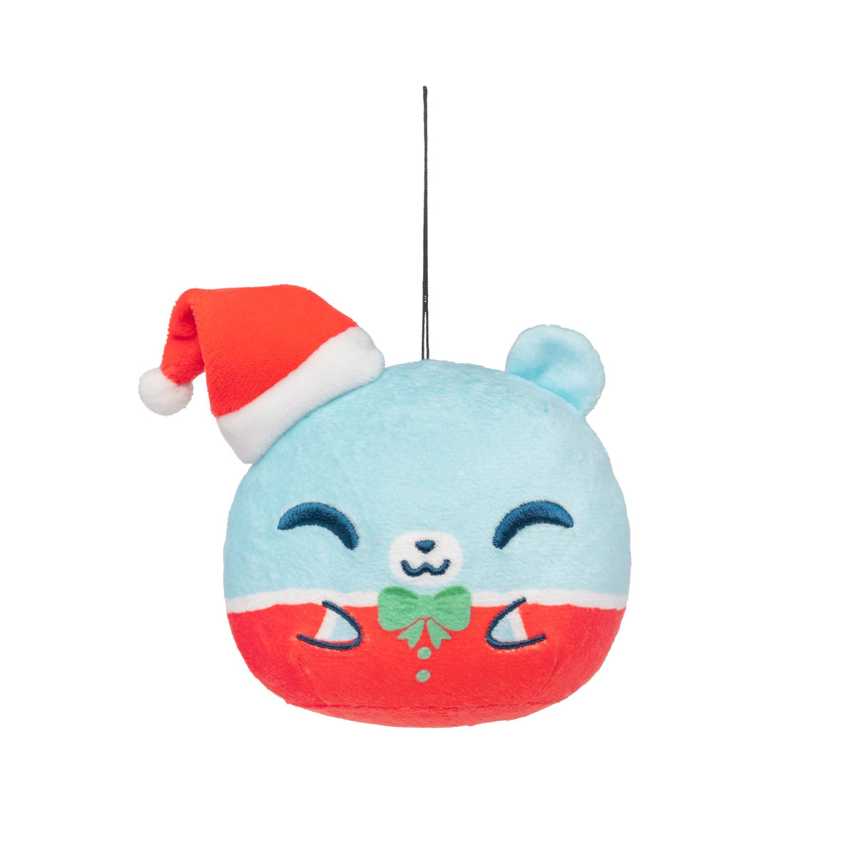 Santa Bear Plushie Ornament Unisex