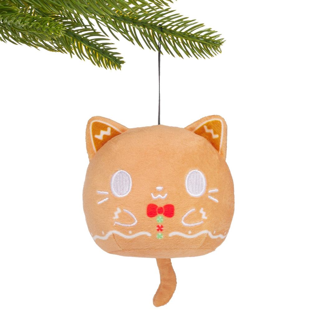 Gingerbread Cat Plushie Ornament Unisex