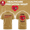 Ottawa Senators Healthcare Appreciation Night Two Sided Shirt Unisex