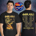 Overkill Thrash Of The Titans US Tour 2026 With Testament Pop Up Shop Scorched Two Sided Shirt