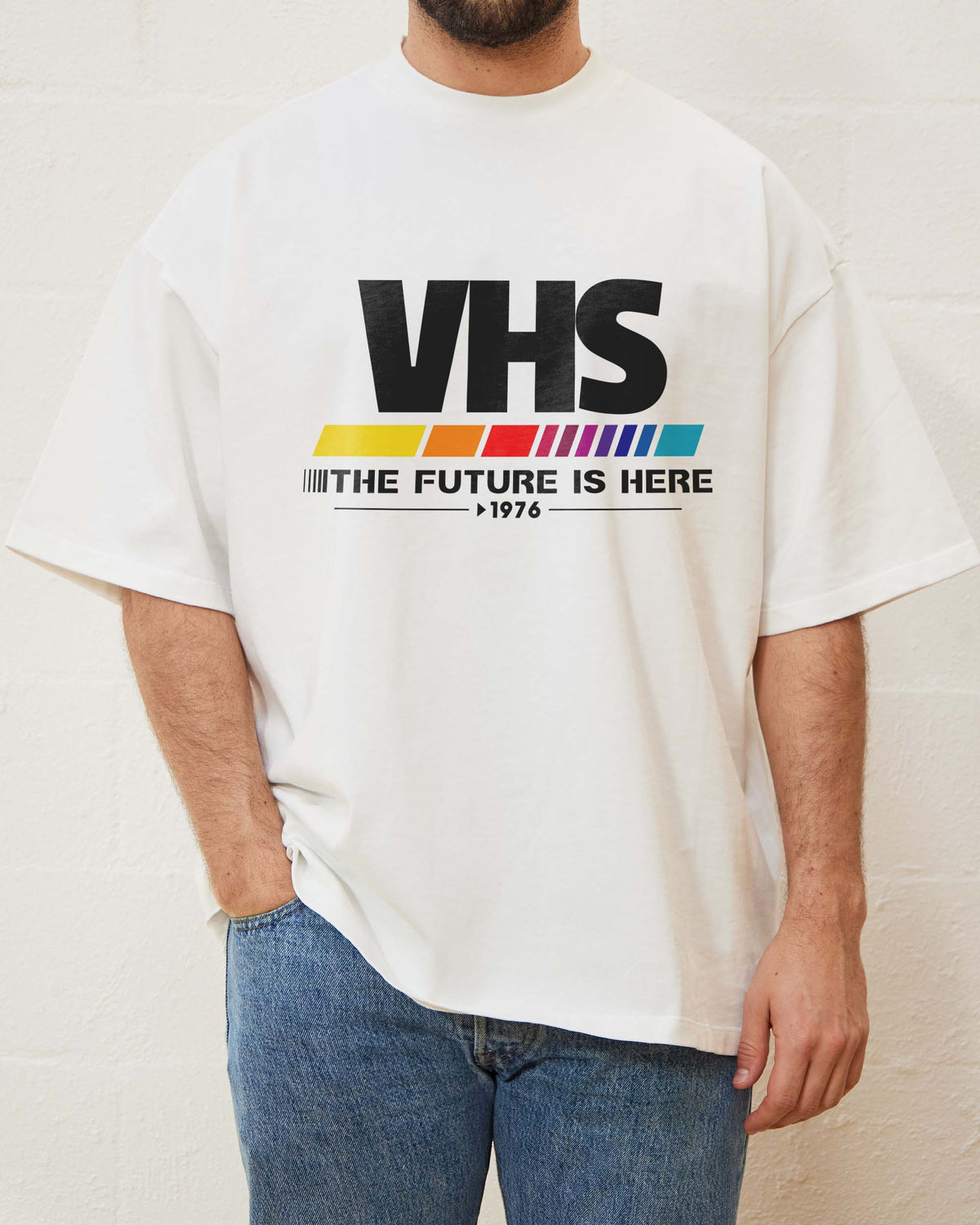 VHS - The Future is Now Oversized Tee Unisex
